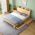 纯实木床1.8米双人床