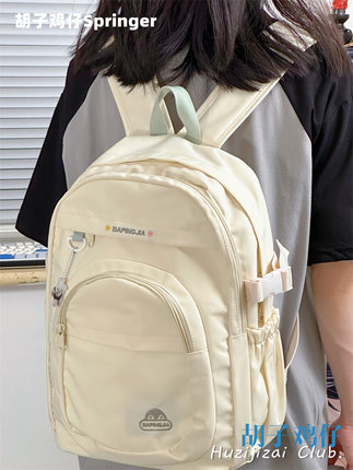 日系复古校园可爱少女书包女韩版高中学生初中生双肩包大容量背包