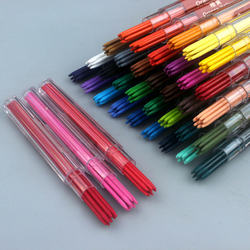 2.0彩色笔芯2*90mm单/混色油性色彩明艳饱满36种颜色替芯画画绘图