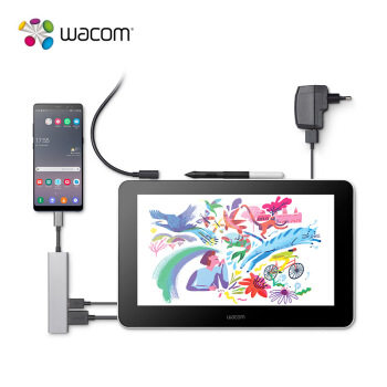 Wacom和冠One DTC133创意数位屏网课手写板高清电磁压感