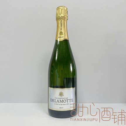 法国原瓶 Delamotte 德乐梦酒庄 天然干型起泡酒 沙龙姐妹款香槟