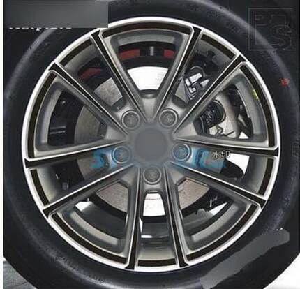 专用轮毂碳纤维贴纸福克斯轮毂贴 2015款 福克斯改装轮毂车贴2