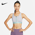Nike耐克女子中强度支撑前拉链轻衬垫运动REA内衣文胸FQ0704-024