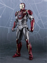 电影周边蜘蛛侠英雄归来SHF钢铁侠Iron Man MK47可动手办摆件模型