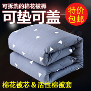 新品棉絮棉被学生宿舍床垫被单人棉花被子被芯春秋冬被加厚被褥子