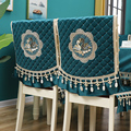 餐桌桌布椅子套罩现代简约家用高端餐登子罩坐垫连体靠背椅套椅垫
