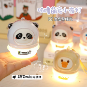 可爱熊猫小夜灯USB充电便携迷你台灯女生生日礼物宝宝伴睡氛围灯
