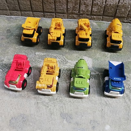 亿翔惯性工程车玩具翻斗搅拌车宝宝挖土机吊车儿童玩具小号卡车