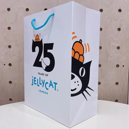 Jellycat原装礼袋礼品袋子情侣吉利猫贺卡中号大号25周年版