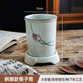 沥水创意筷笼筷子篓陶瓷厨房家用餐具收纳架勺子筷子筒筷子收纳盒