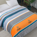 春季珊瑚法兰绒毯子铺床床单人夏天办公室午睡空调毯盖毯小毛毯
