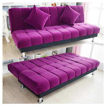 小户型可折叠沙发床两用单人双人简易懒人沙发客厅布艺沙发经济型