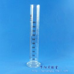 玻璃量筒  5 10 25 50 100 250 500 1000 2000ml  实验室高硼硅3.3材质直型带刻度量杯液体测量量桶