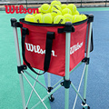 Wilson威尔胜专业教练防水大容量网球车袋装训练散装网球收纳箱