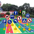 幼儿园模拟交通标志牌指示牌玩具儿童交通指示牌红绿灯信号路