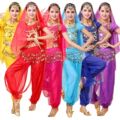 印度舞蹈表演出服套装民族舞秧歌舞新疆舞成人新款肚皮舞服装大码