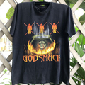 Post-Grunge后车库乐队工业金属chic嘻哈短袖男女重磅棉高级感T恤
