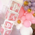 Baby Shower Decoration Boy Girl Transparent Balloon  Box Fri