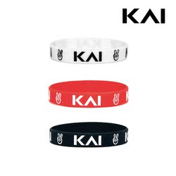 欧文同款KAI Bands篮球运动腕带基础版BALLER BANDS字母黑白红