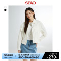 SPAO韩国同款2024年春夏新款女士时尚纯色防风夹克外套SPJJE24G01