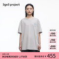 【新品】素然3ge3 project 24夏季男女同款基础纯棉针织布logoT恤