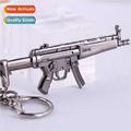 Anime game  weapon model MP5 gun model keychain 6cm pendant