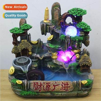 New creative Chinese opening gifts resin crafts fountain orn