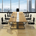 办公会议桌长桌子工作简约现代培训桌长条桌洽谈会议室桌椅组合