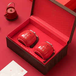 瓷罐茶叶空礼盒红茶绿茶普洱金骏眉陶瓷茶叶罐礼盒装空盒包装盒