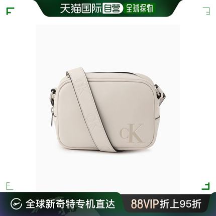 日本直邮CK Calvin Klein 女士单肩包 小巧方形设计 高级皮质感