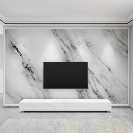 定制仿大理石纹壁画电视背景墙壁纸现代简约客厅大气装饰轻奢墙布