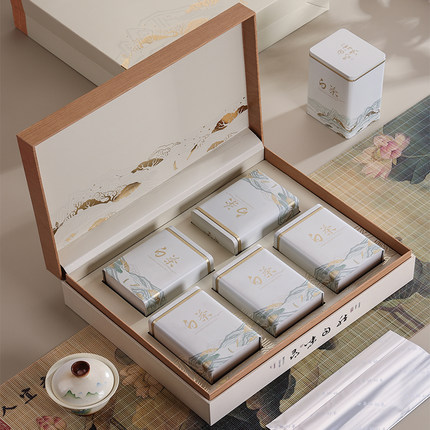 茶叶罐礼盒装空盒一斤装两斤明前龙井绿茶散茶白茶高端红茶包装盒