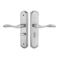 单舌室内门锁通用型免打孔换锁木门卧室房门实木锁具配件不锈钢锁