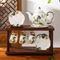 新中式陶瓷茶具套装2023新款家用客厅高档下午茶壶茶杯咖啡杯送礼