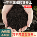 花土通用型有机营养土肥土家用发酵鸡羊粪肥料养花种菜专用种植土
