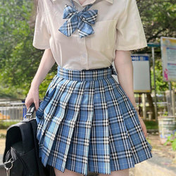 JK格裙原创正版套装学院风裙子百褶裙短裙夏季女日系jk制服衬衫