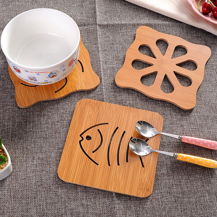 木质餐垫隔热垫创意餐桌垫盘子垫子家用防烫垫锅垫砂锅垫碗垫杯垫