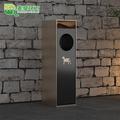 麦享环卫不锈钢垃圾桶可定制户外垃圾箱三分类金属垃圾桶室外景区