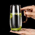耐热玻璃绿茶杯猴魁专用高级泡茶杯办公室喝茶杯子花茶杯水杯家用