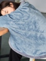 小毛毯子空调毛巾被子办公室午睡沙发午休珊瑚绒盖毯秋冬床上用
