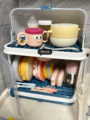 婴儿辅食餐具收纳柜家用多层碗架沥水架碗筷收纳箱放碗碟厨房碗柜