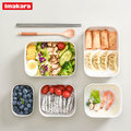 日本IMAKARA食物收纳上班饭盒微波炉加热便当冰箱水果塑料保鲜盒