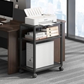 办公室打印机置物架电脑主机托架可移动落地传真机置物柜多层架子