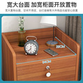 实木色床头柜简约现代简易床边柜小型储物柜家用卧室床边收纳柜