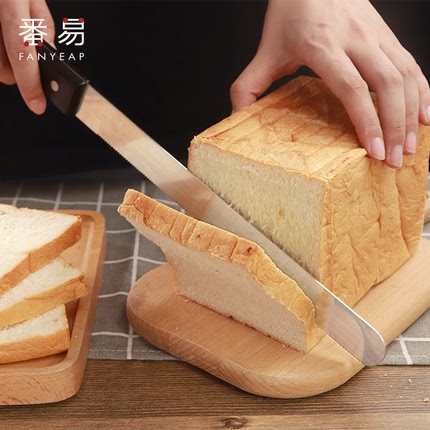 不锈钢吐司锯齿刀烘焙工具家用切刀工具面包切片刀锯齿刀切蛋糕刀