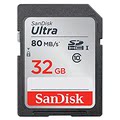 SanDisk 32GB Ultra Class 10 SDHC UHS-I Memory Card Up to 80