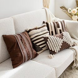 摩洛哥手工刺绣抱枕套客厅沙发靠垫背腰枕套椅子装饰民族风靠枕
