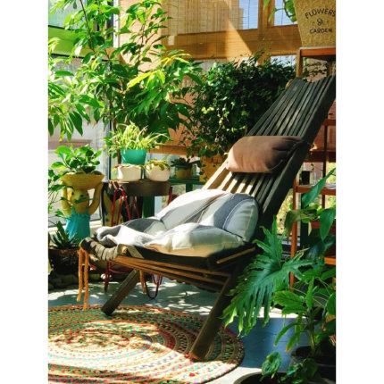 欧躺椅折叠椅家用阳台户外休闲椅子创意庭院午休实木懒人沙滩椅