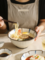 中式花边汤碗家用陶瓷碗泡面碗大碗拉面碗2023新款餐具创意汤面碗