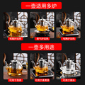 家用电磁炉专用煮茶壶玻璃耐高温加厚电陶炉烧水壶过滤泡茶壶套装